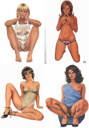Сборник Pin-Up рисунков XX века